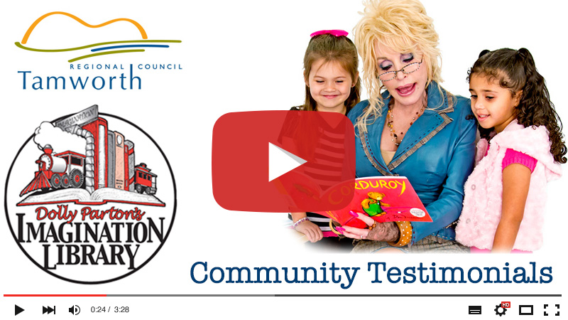 Community Testimonials - Tamworth Regional Council - Dolly Partons Imagination Library